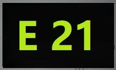ошибка e21