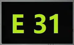ошибка e31