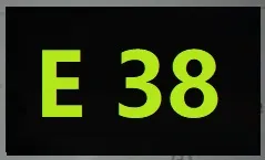 ошибка e38