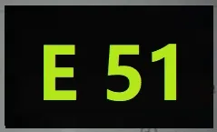 ошибка e51