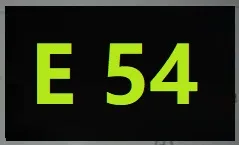 ошибка e54