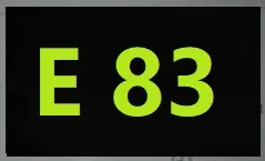 ошибка e83