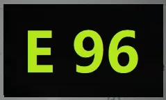 ошибка e96